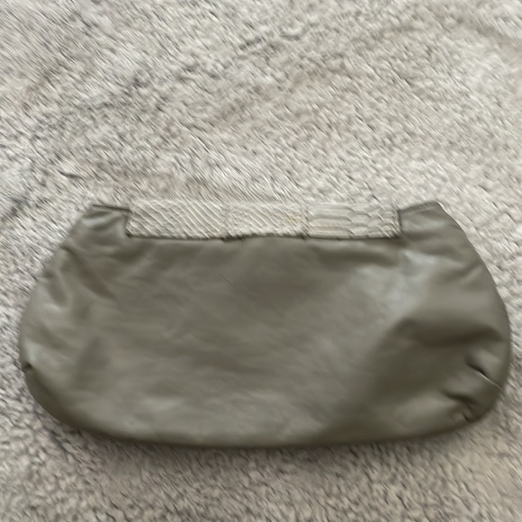 Gray clutch bag. Perfect for going out. Worn twice. - Picture 2 of 3
